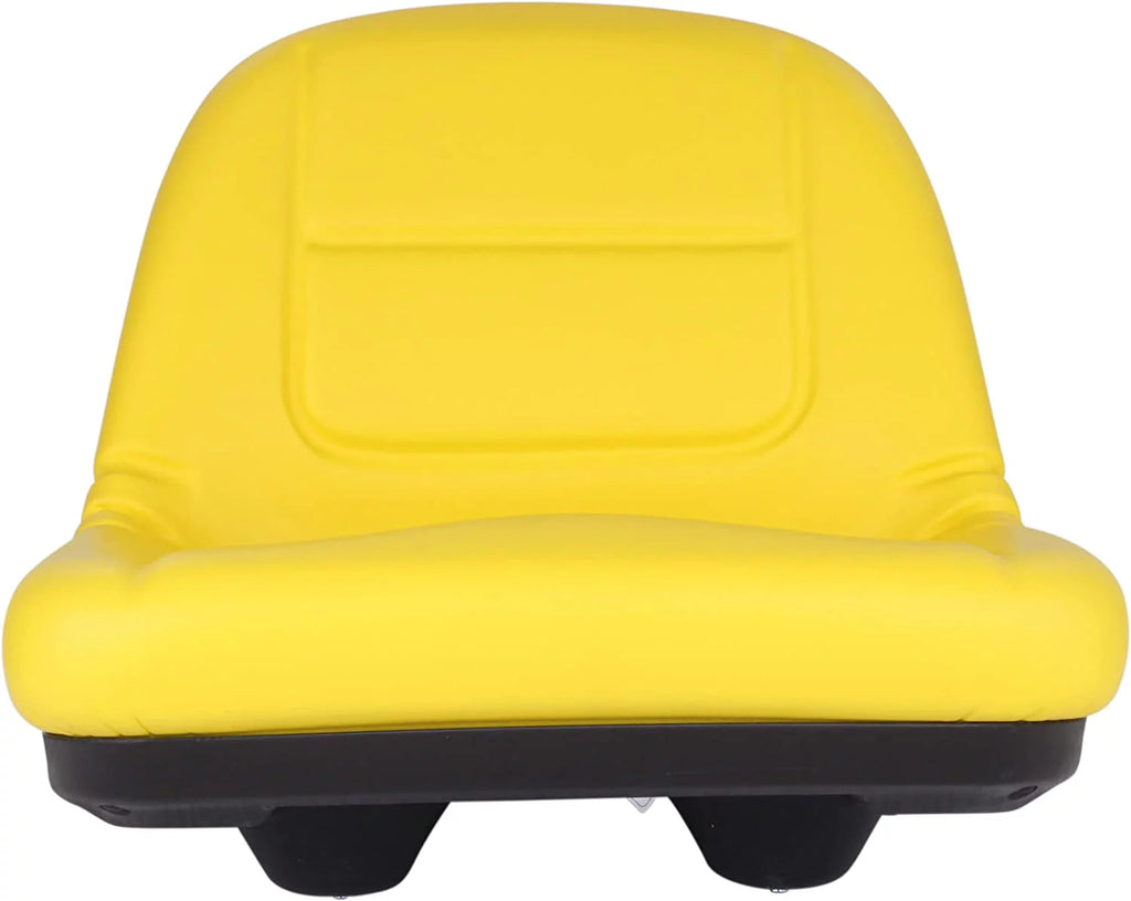 Black & Yellow Mower Seat F7158