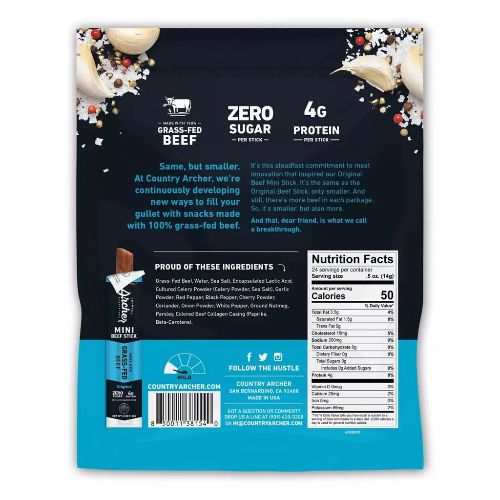 Original Mini Beef Sticks 0.5 Ounce 24 Count J677030