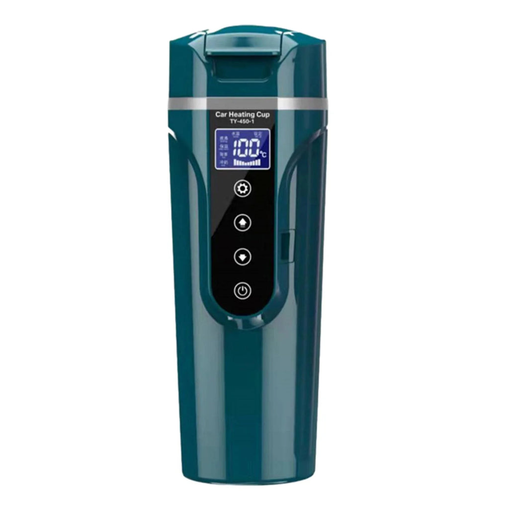 450ml 24V/12V Electric Travel Kettle Dark Green G857605