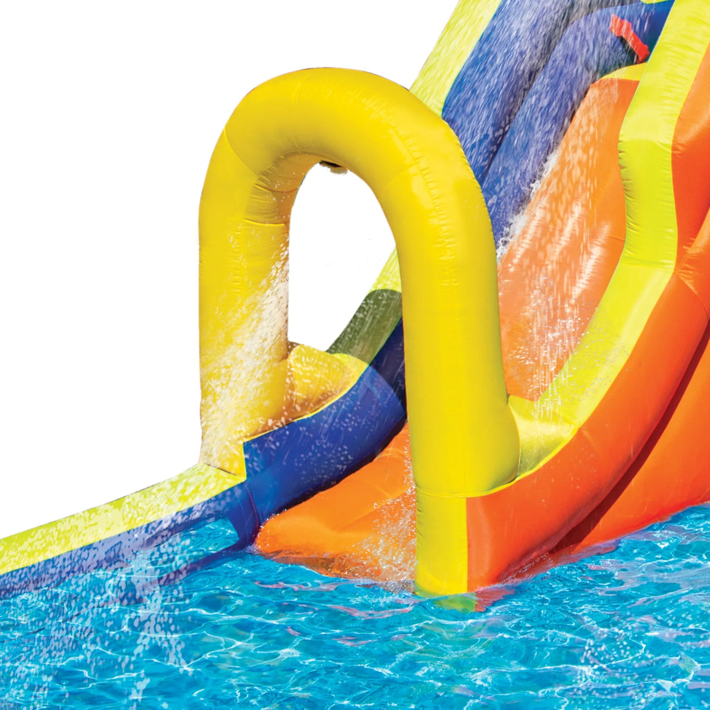 Inflatable Water Park Play Center with Water Slide & Climbing Wall G686420