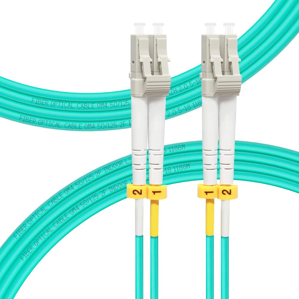 Fiber Patch Cable LC to LC OS2 Single Mode Duplex 9/125um LSZH 125Meter M62055