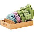 Bamboo Drawer Caddy with Adjustable Dividers N4139