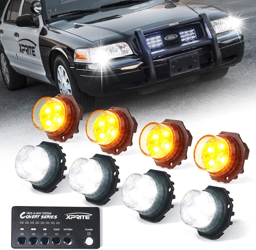 Amber Green LED Strobe Lights Kit 6PCS M556922
