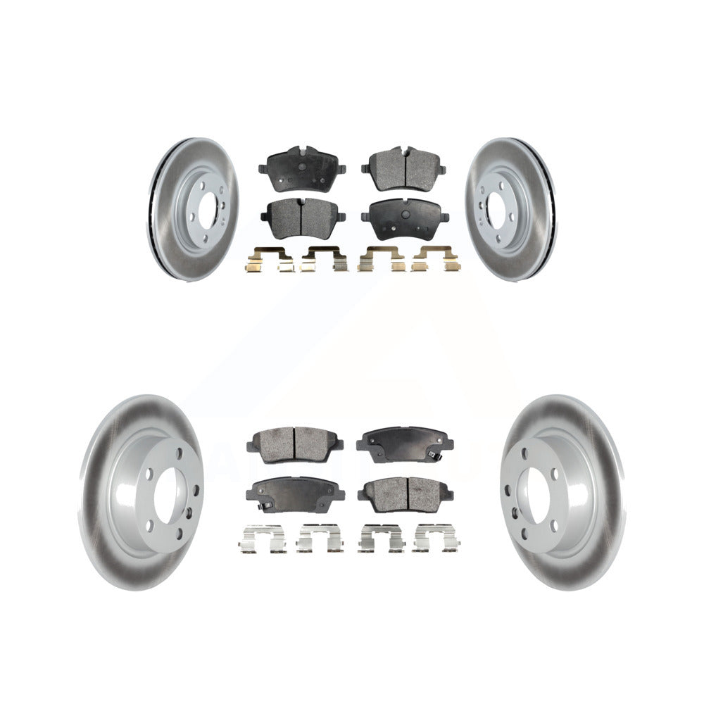 Coated Disc Brake Rotors and Semi-Metallic Pads Kit V85286