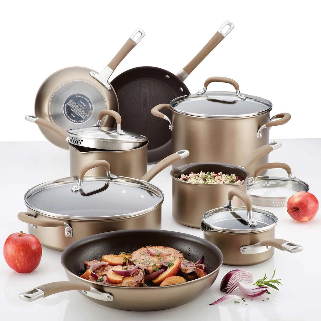 13-piece Hard Anodized Cookware Set S930
