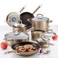 13-piece Hard Anodized Cookware Set S930