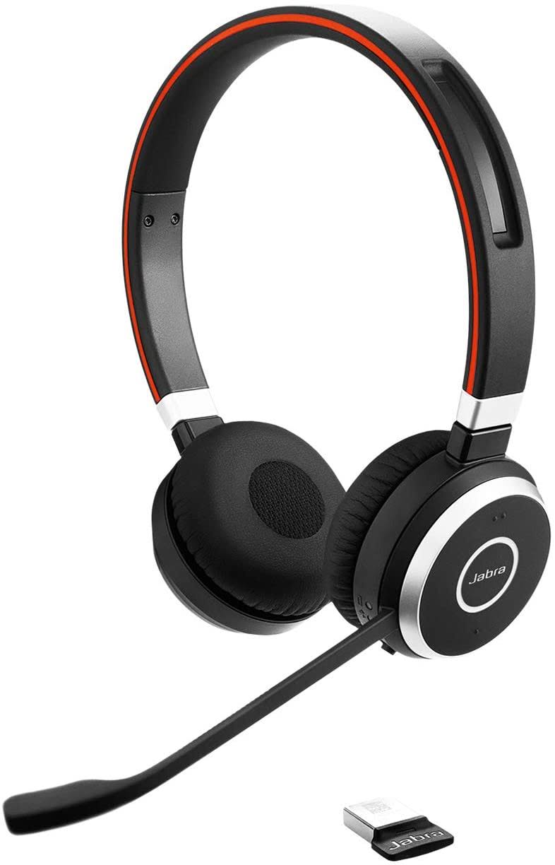 Jabra Evolve 65 Wireless Stereo On-Ear Headset with USB Bluetooth X998620
