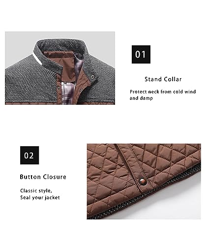 Men's Diamond Quilted Puffer Down Jacket R413971