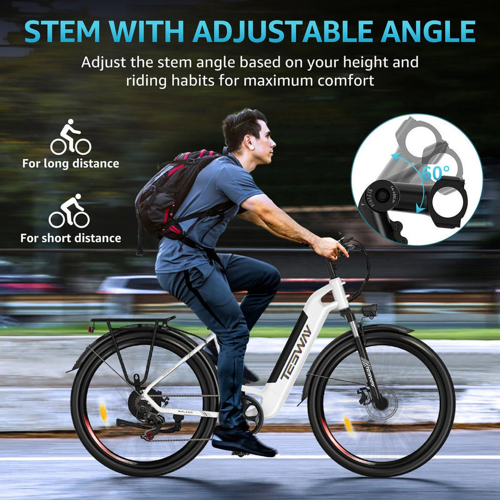 27.5" Electric Bike 500W 48V 12AH Step-Thru D74684
