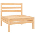 Patio Middle Sofa Solid Pinewood E556273