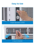5000 BTU Window Air Conditioner with Reusable Filter S394815