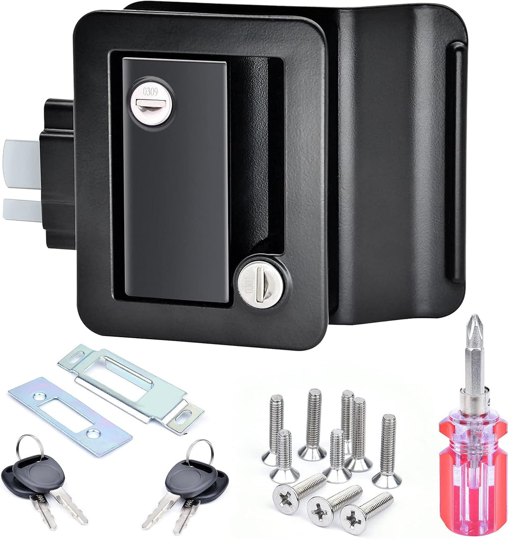 2-Pack RV Door Locks with Paddle Deadbolt P3136