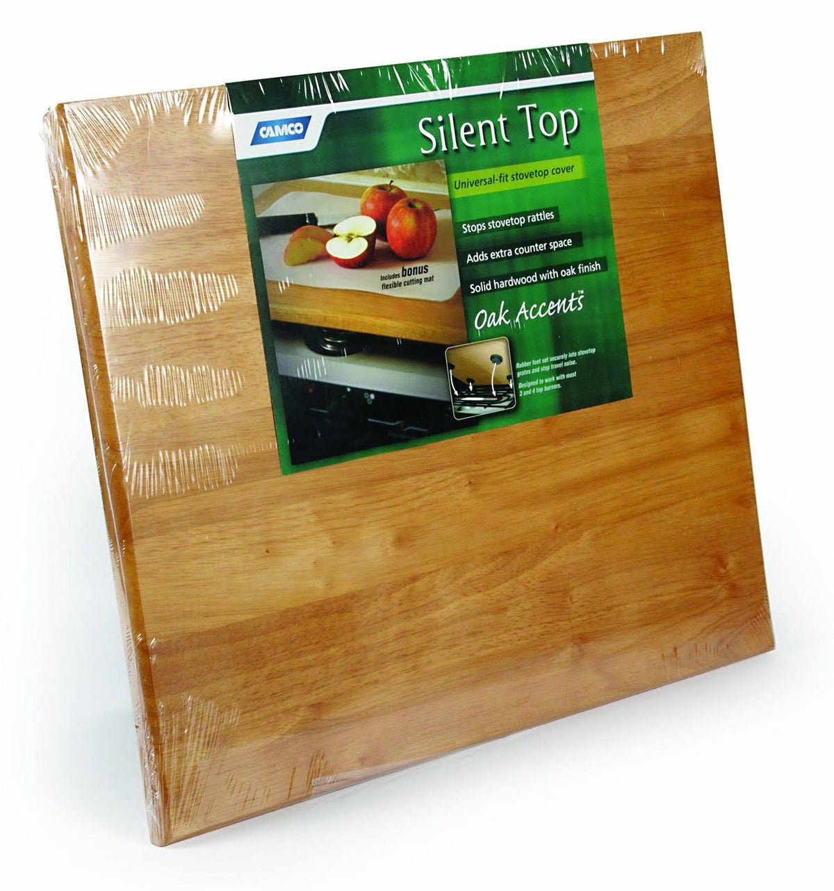 Oak Finish Stovetop Cover E926