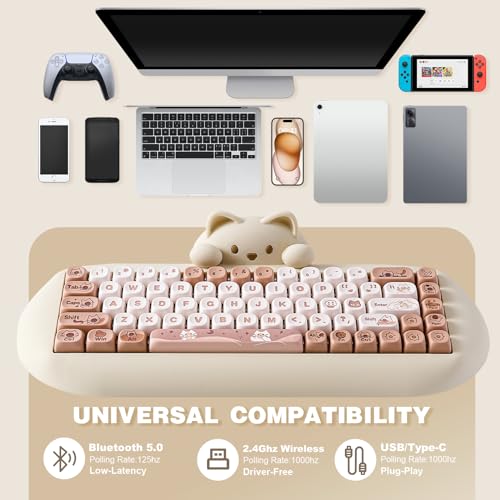 65% Wireless Mechanical Keyboard with RGB Backlit K6560