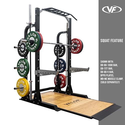 Half Rack Squat Machine with Pull Up Station Y6879