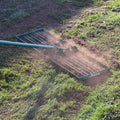 36 Inch Wide 72 Inch Handle Powder Coated Lawn Leveler Rake I8054