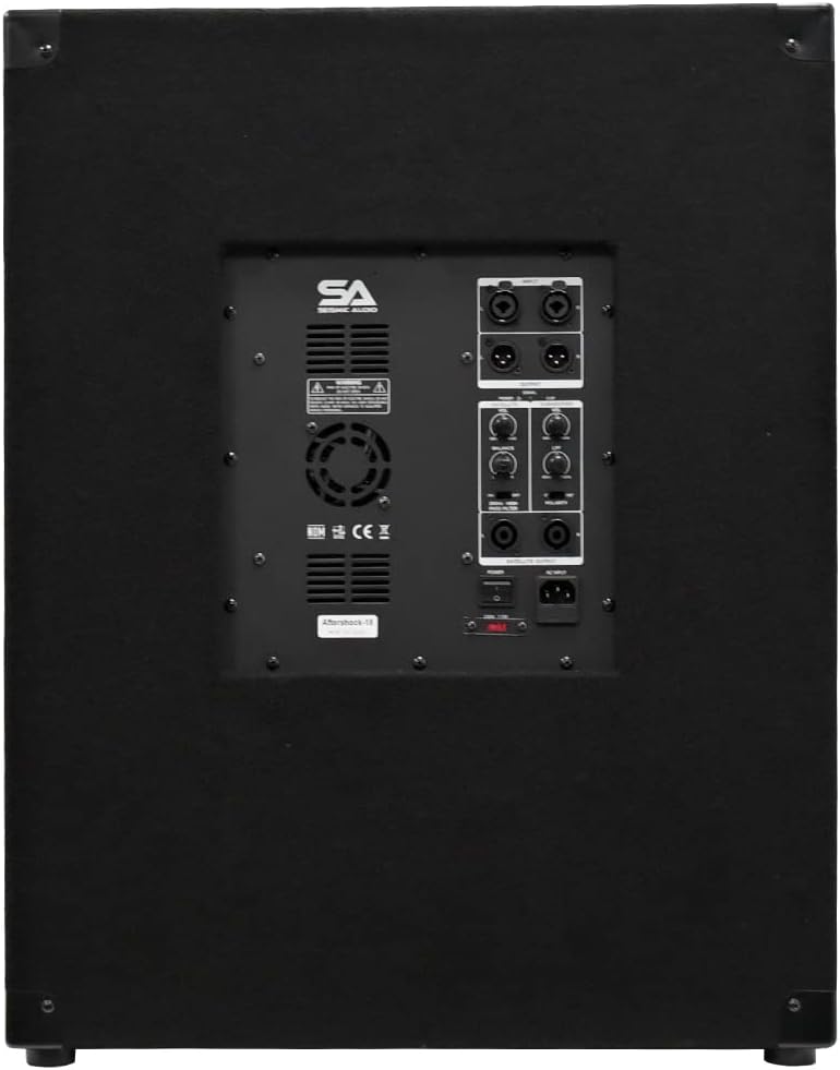 Pair of Powered PA 18 Subwoofer Speaker Cabinets P910