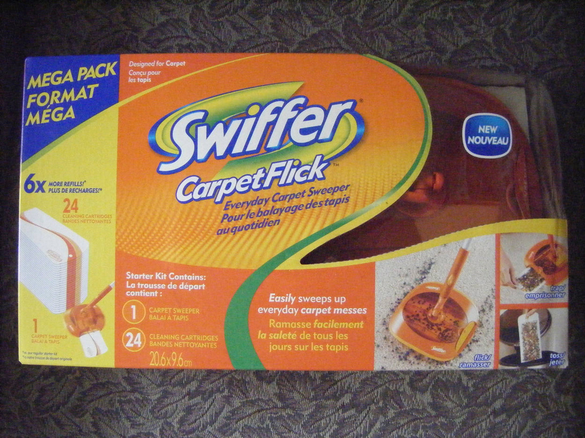 Carpet Sweeper with 24 Cleaning Cartridges V511995