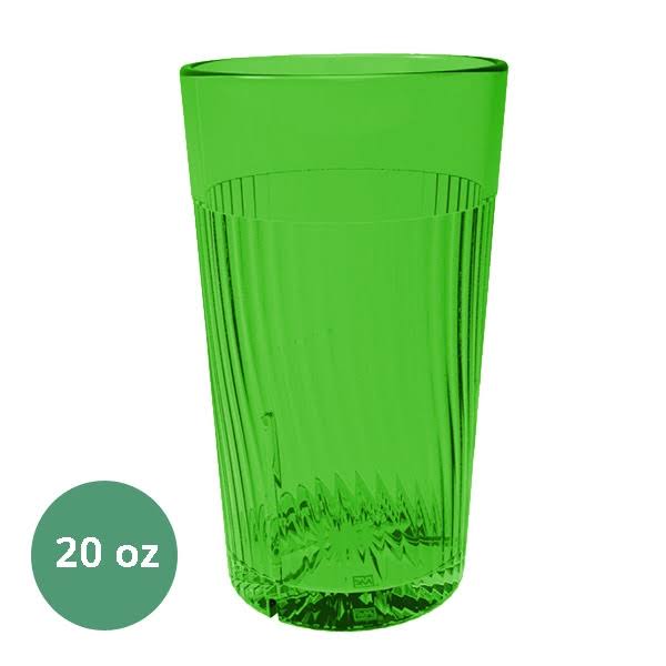 20 oz. Green Polycarbonate Tumbler Pack of 6 D959495