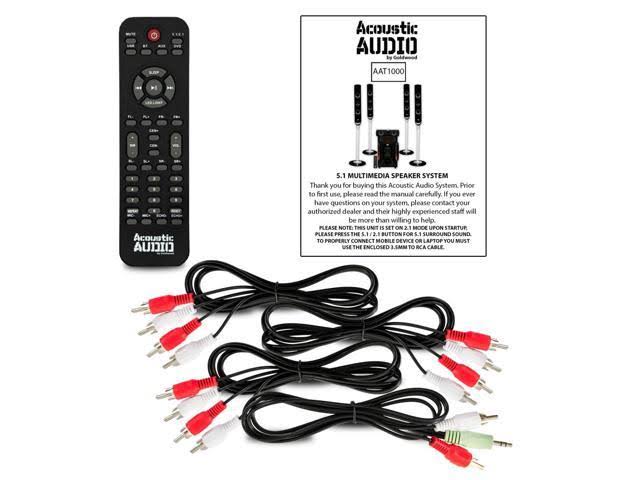 5.1 Home Speaker System with Powered Sub H867