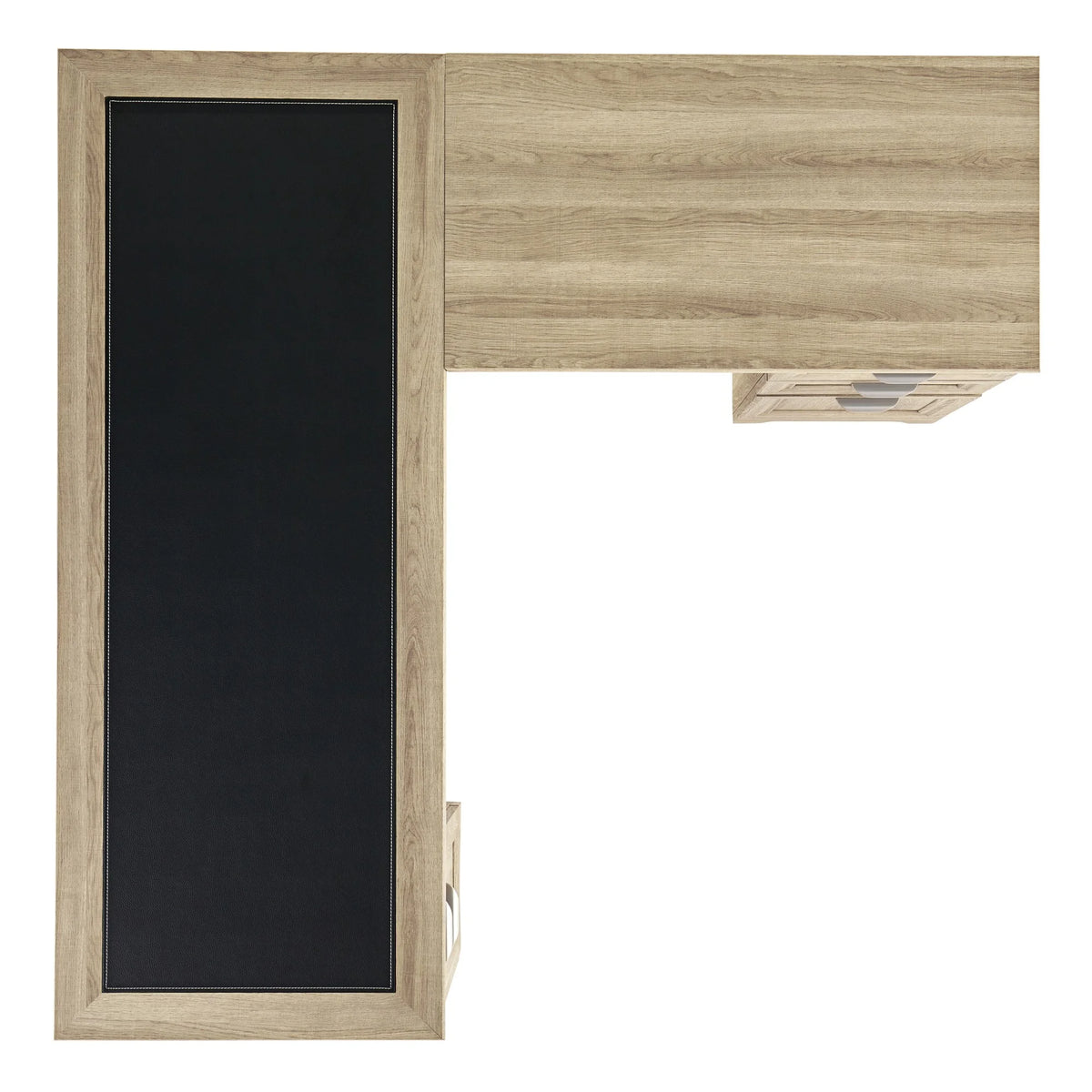 Blonde Ash L-Shape Corner Desk B72042
