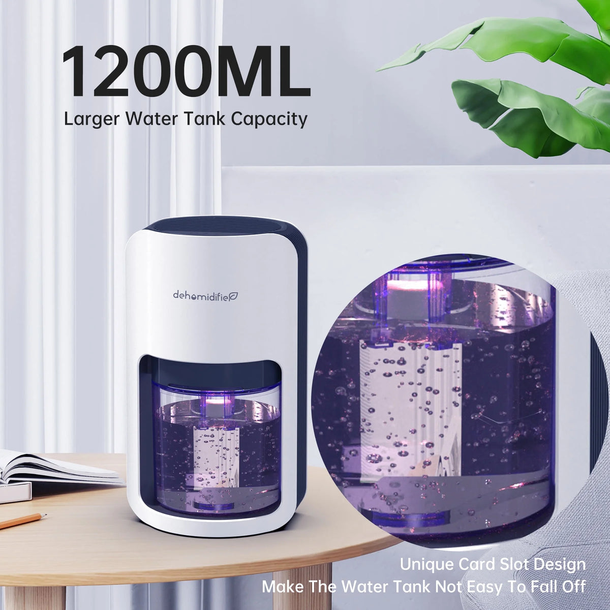 1200ML Portable Quiet Dehumidifier X10752