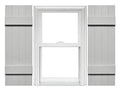 4 Board and Batten Vinyl Shutters 1 Pair 14 x 43 Paintable B870