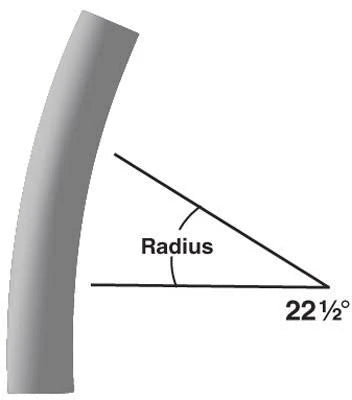 6 inch PVC 22-1/2 Degree Elbow G19082