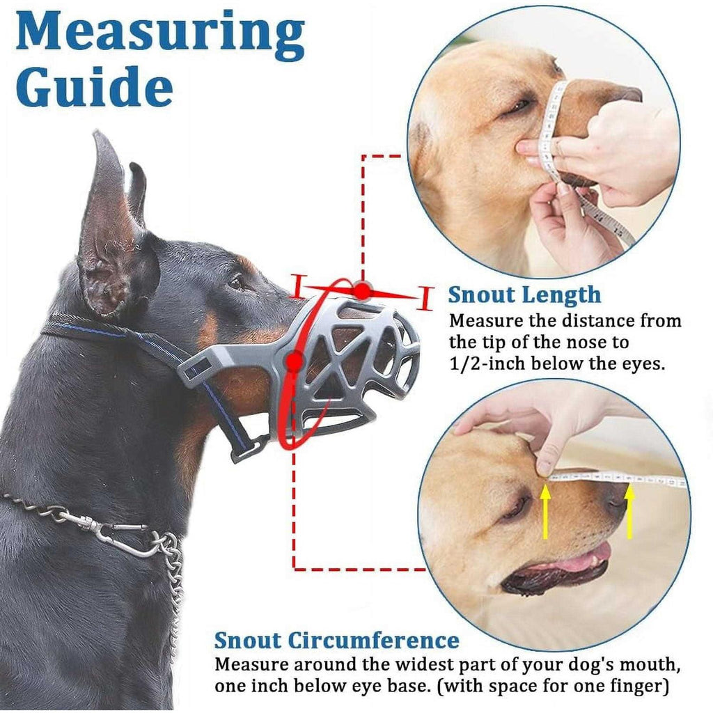 Breathable Basket Dog Muzzle I587654