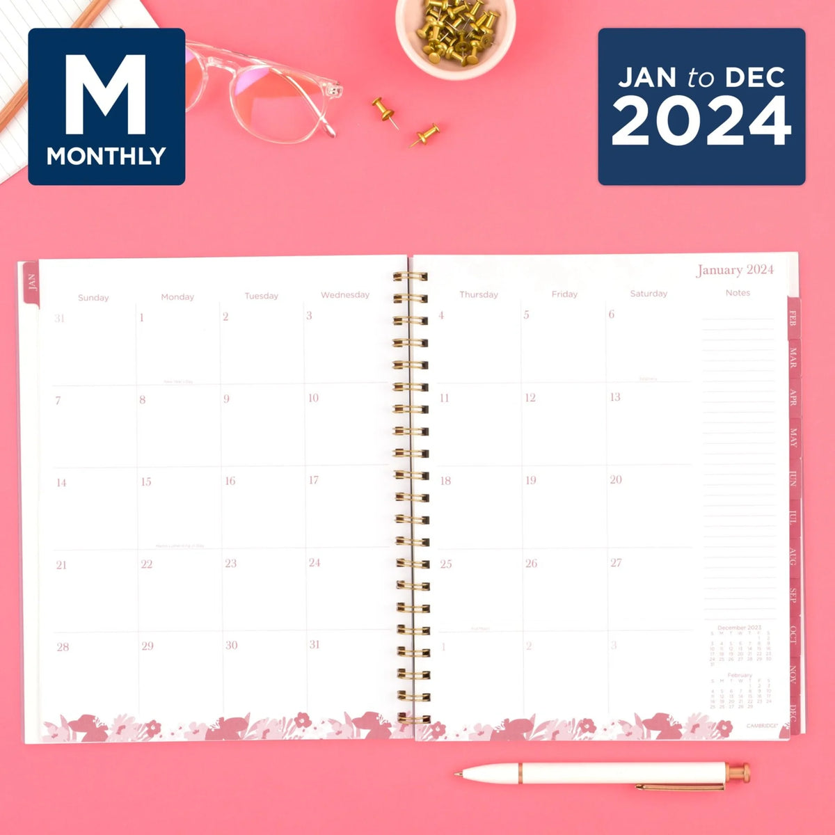 Large Weekly Monthly Planner C1513