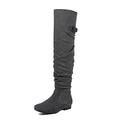 Women's Suede Over The Knee Thigh High Winter Boots G68841