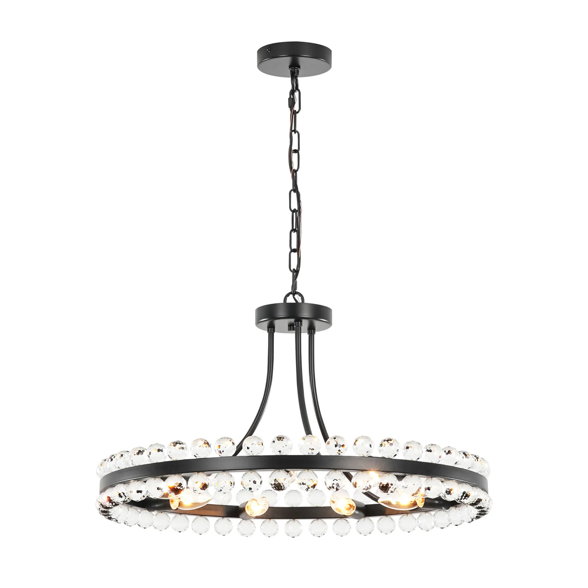 9-Light Dimmable Crystal Chandelier Z528617