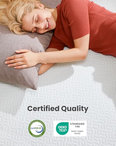Twin XL 3 Inch Cooling Gel Memory Foam Mattress Topper with Removable Washable Soft Cover Non-Slip F42543