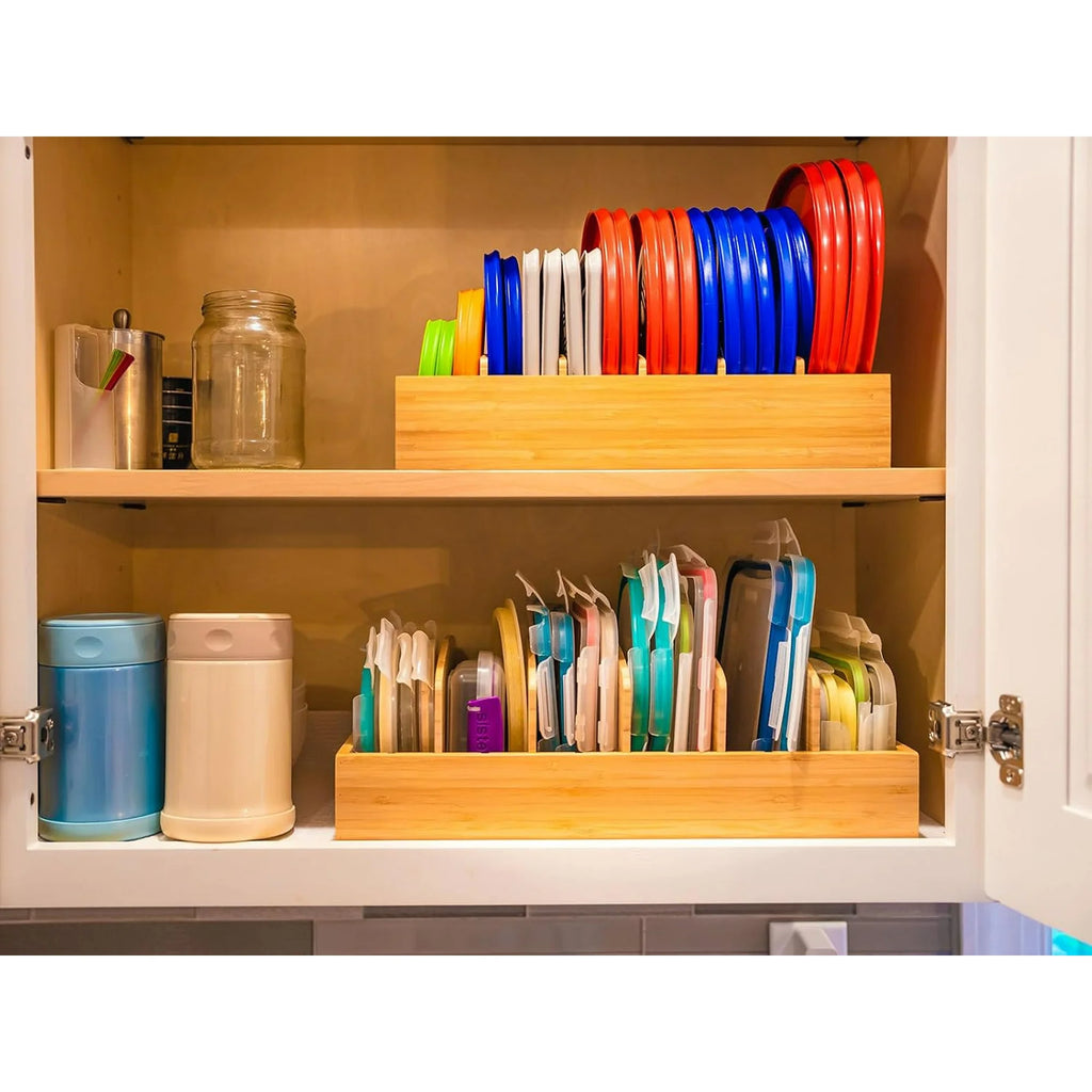 Bamboo Drawer Caddy with Adjustable Dividers N4139