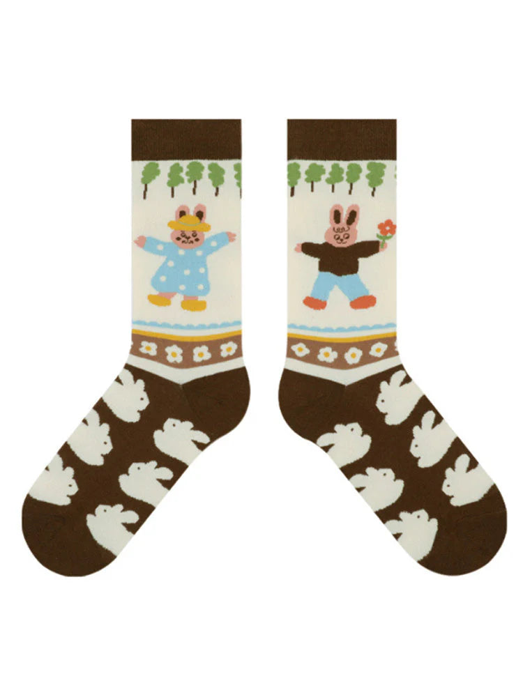 Mid-Calf Socks R811