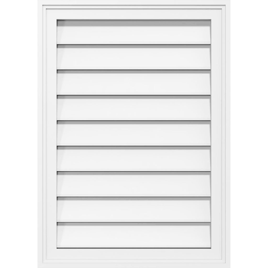 Vertical Surface Mount PVC Gable Vent K587