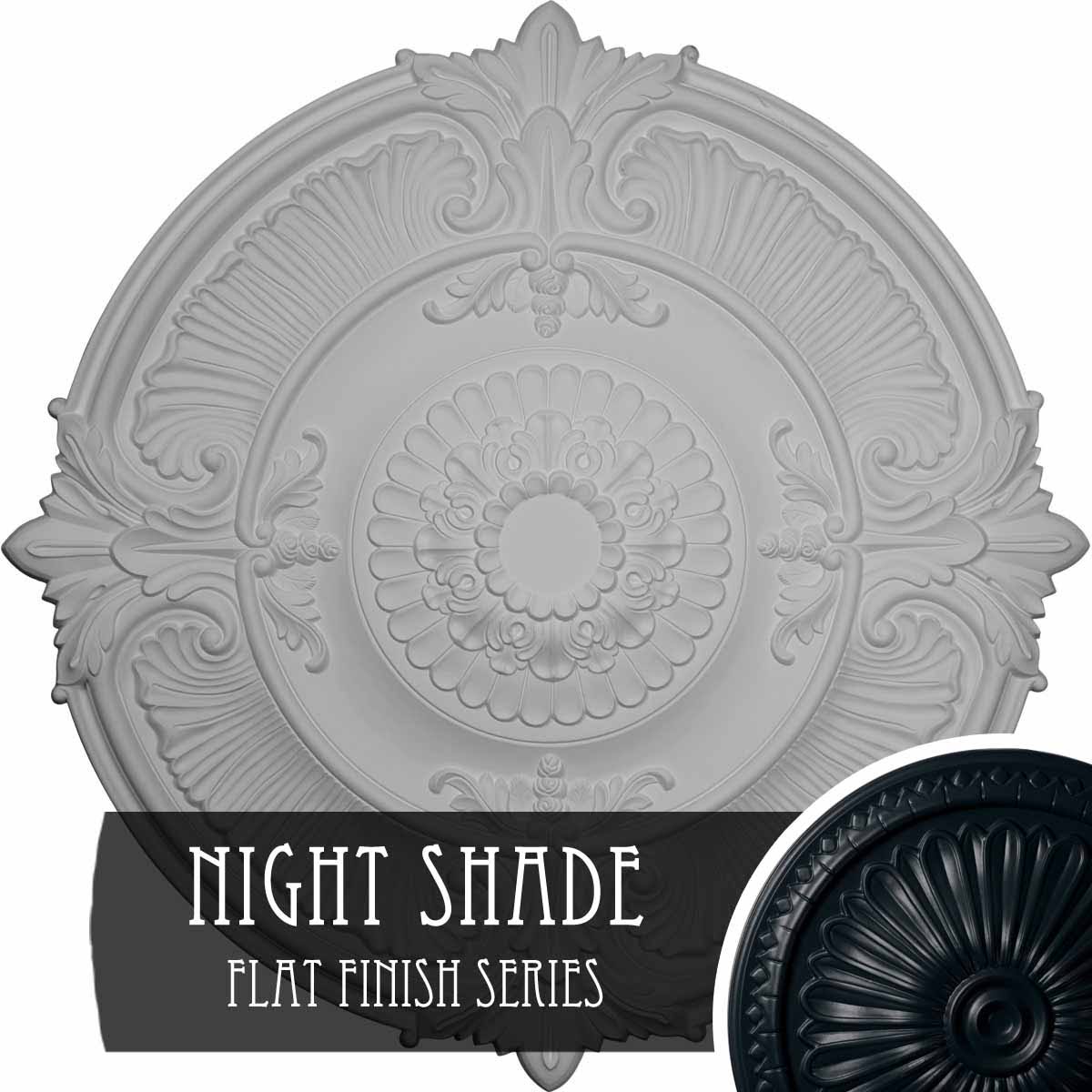 Hand-Painted Ceiling Medallion N7396