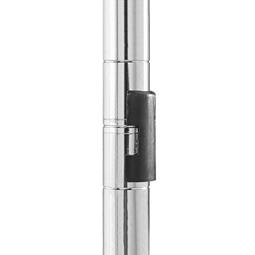 3 Tier Chrome Rolling Utility Cart A8743