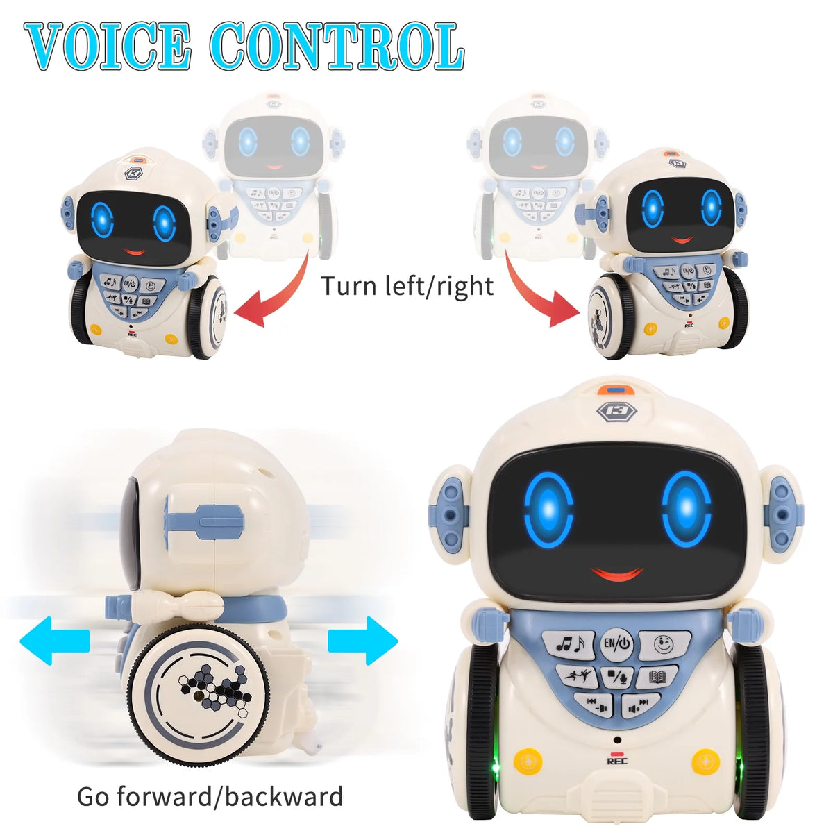 Kids Robot Toys with Voice Control Speech Recognition Singing Dancing Interactive Robot T389195