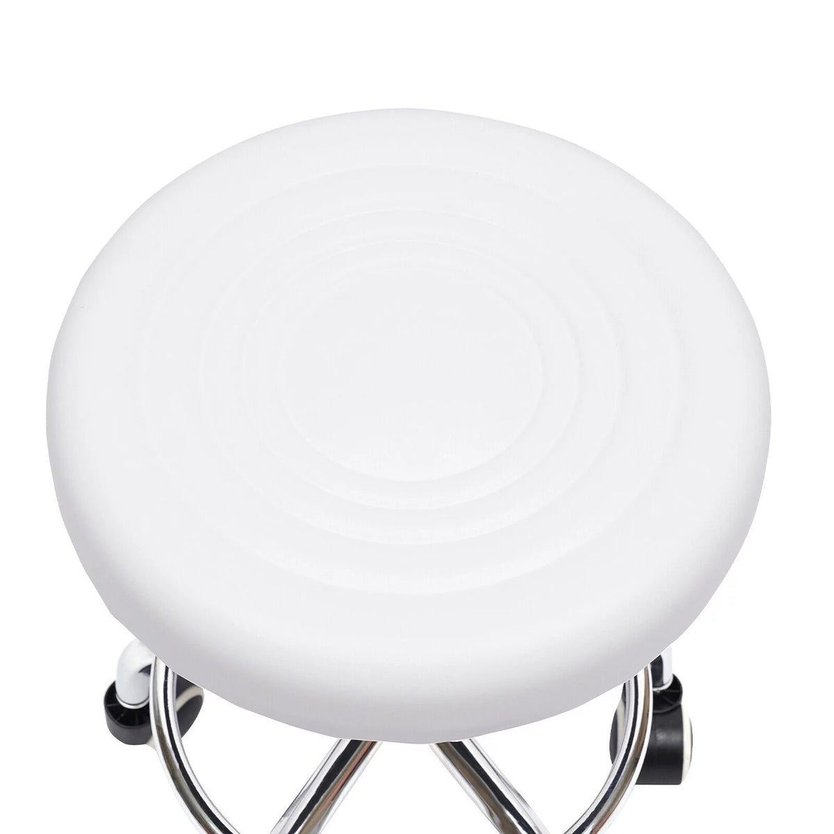 Adjustable Rolling Swivel Salon Stool with 5 Wheels V22838