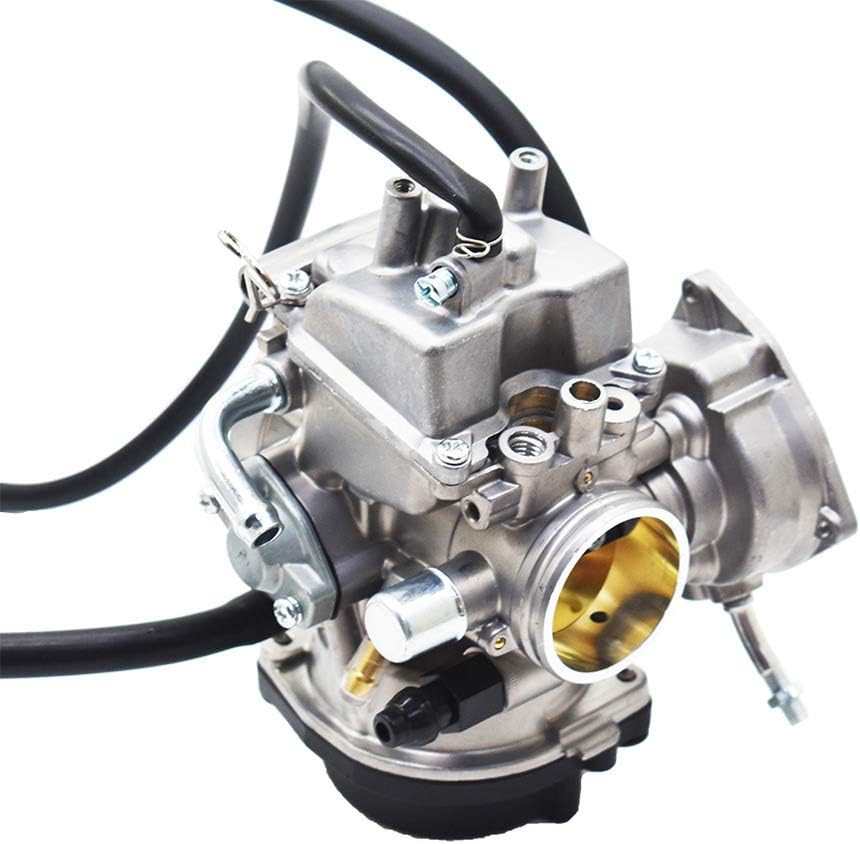 Carburetor with Fuel Valve Petcock for Suzuki LTZ400 Quad ATV 2003-2007 Pack of 2 Q222509