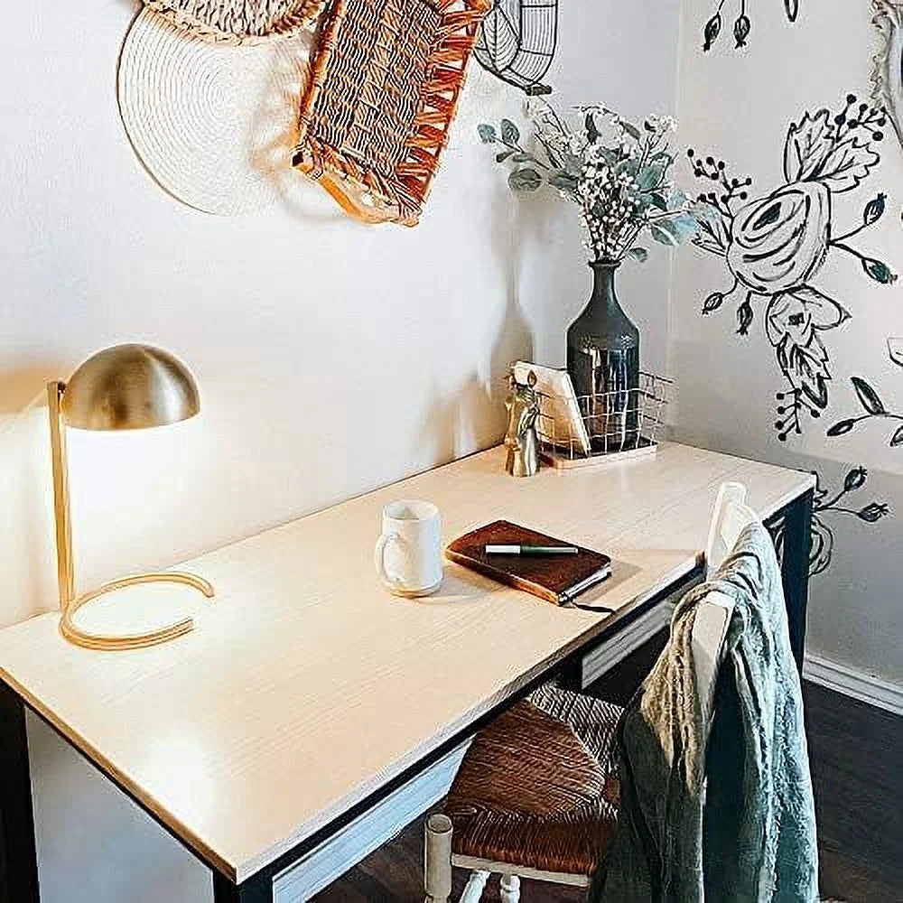 55.1" Computer Writing Desk with Metal Frame Y236