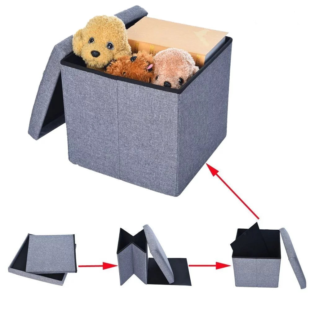 Foldable Fabric Storage Stool C62790