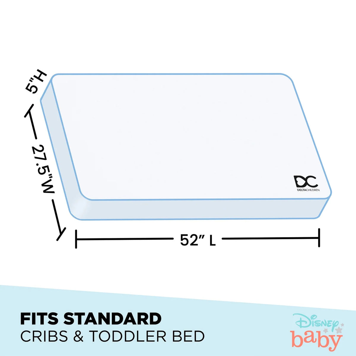 Dual-Sided Crib Toddler Mattress I534