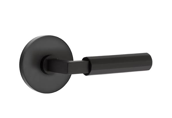 Flat Black Lever Passage Set H248