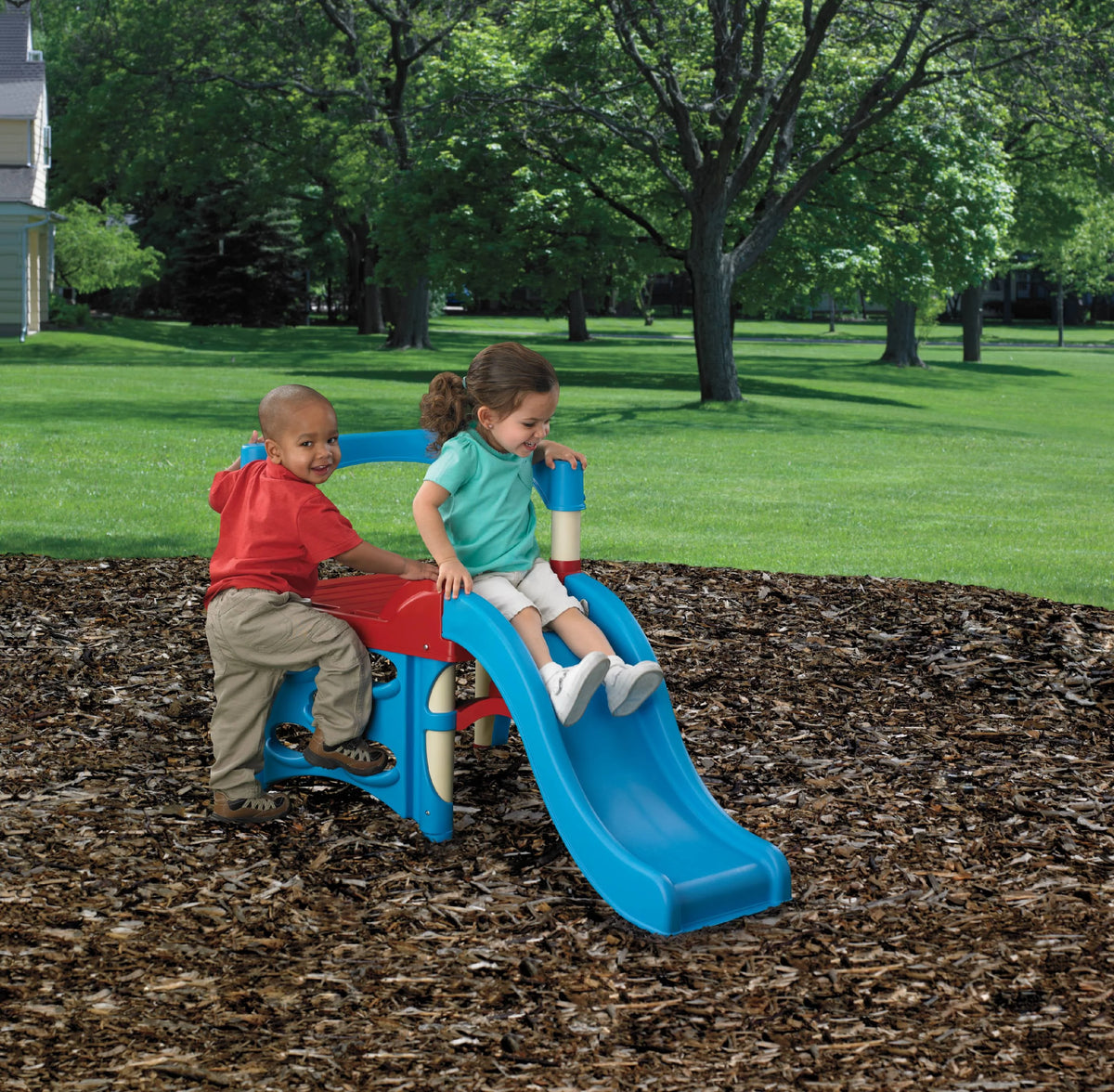 Toddler Kids Outdoor Indoor Climber Slide Playset A384677