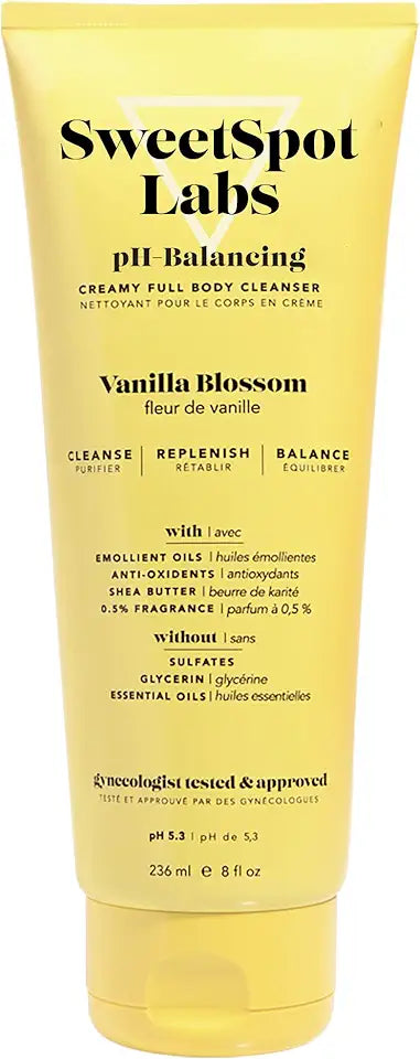Vanilla Blossom Shea Butter Aloe Vera Sulfate Free pH Balanced Feminine Wash 8 oz C893627