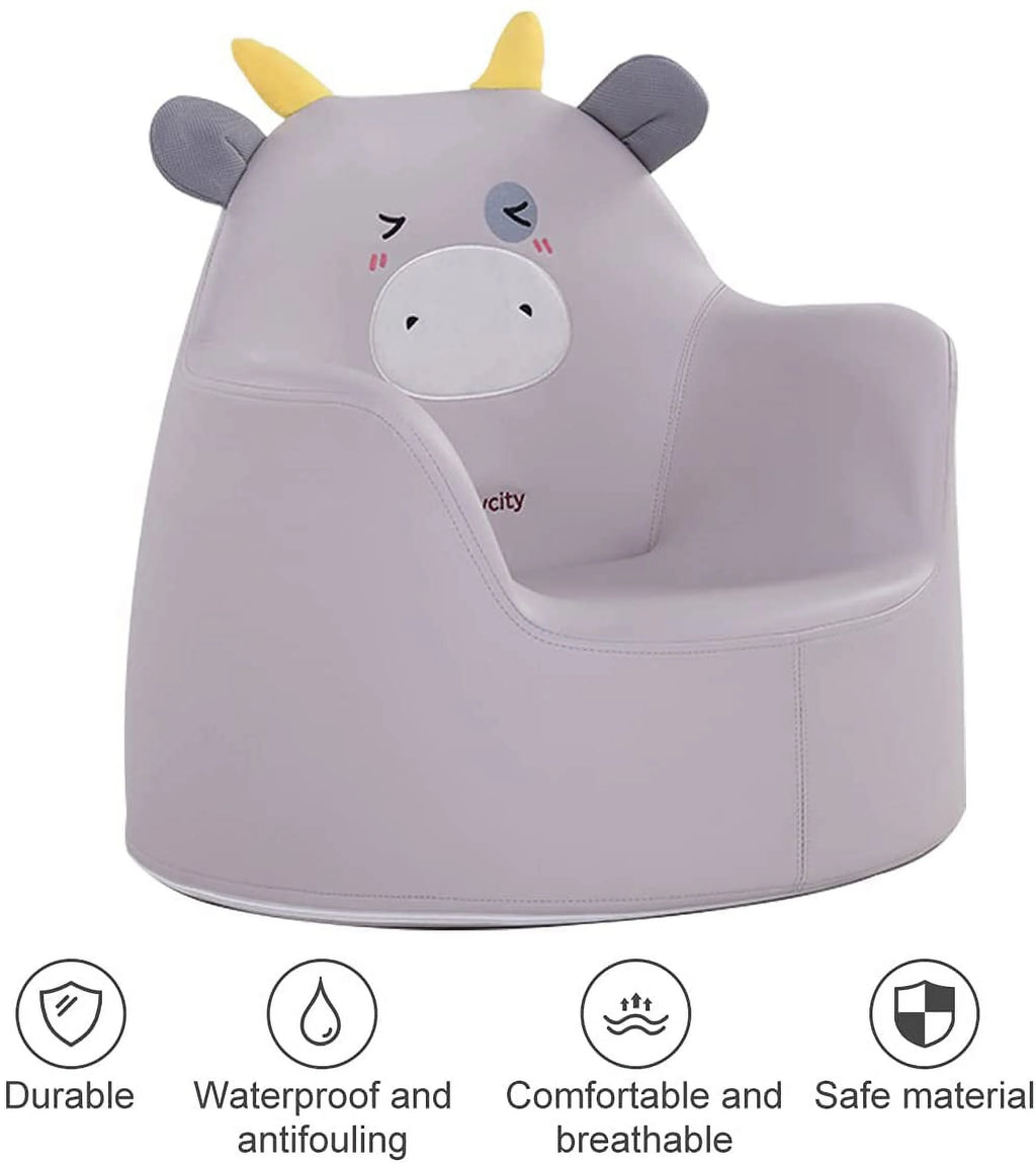 Kids' Sofa, Children Armchair with Cartoon Pattern, Lightweight Foam Couch R2542