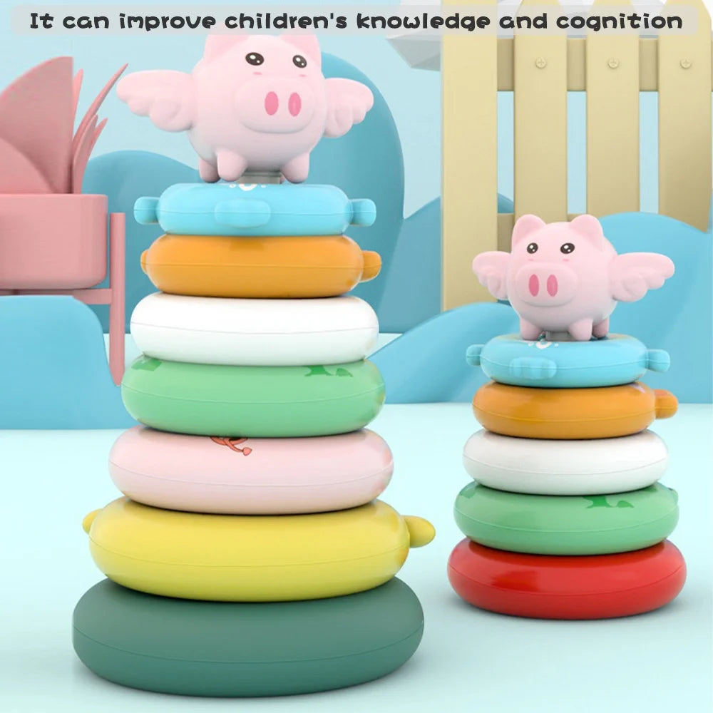 7 Pcs Soft Stacking Rings Toy S350