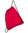 Red Polyester Drawstring Bag L19294